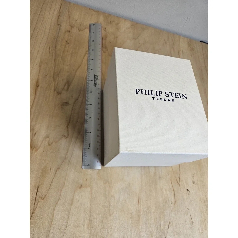Philip Stein Teslar Watch Jewelry Presentation Box Case Manuals Pillow Empty